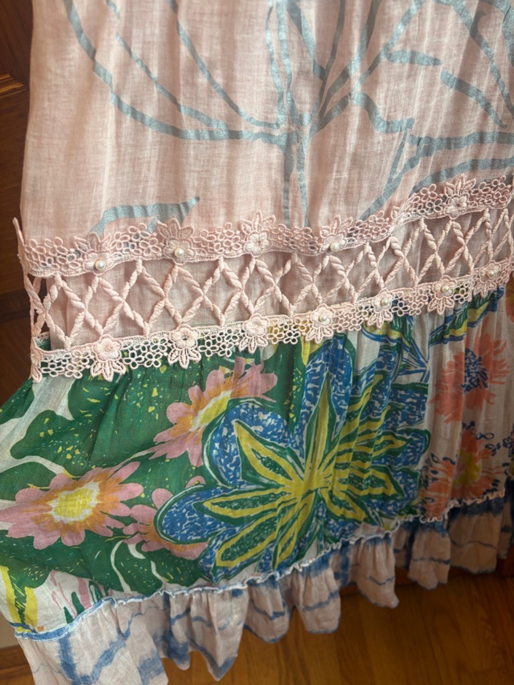 RAGA Boho Beaded Sequin Embellished Maxi Dress S Excellent - Picture 5 of 6